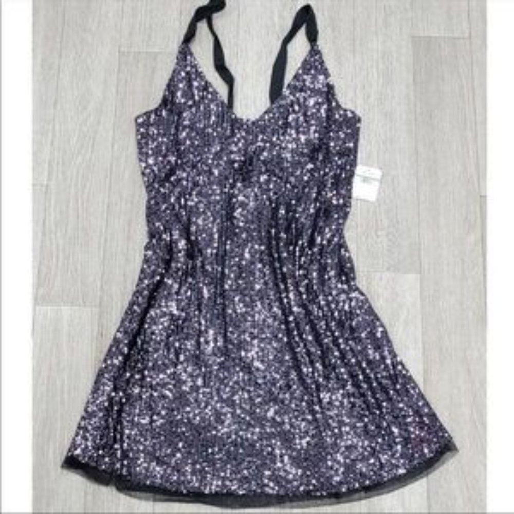 Host Pick!! 👗 Free People Gold Rush Mini in Black - Picture 5 of 9